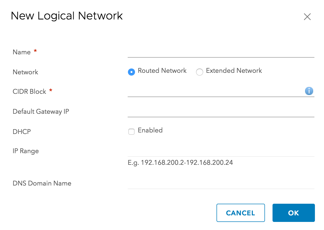 Creating NSX Logical Network on VMC